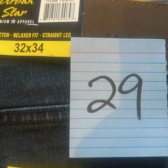 Urban Star Men’s Stretch Relaxed fit straight leg dark blue #29 - Picture 10 of 12